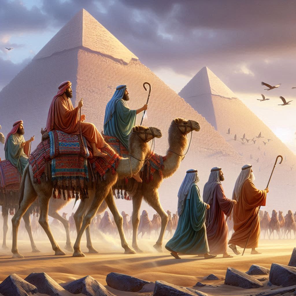 Jacob envía a sus hijos a Egipto por Alimento