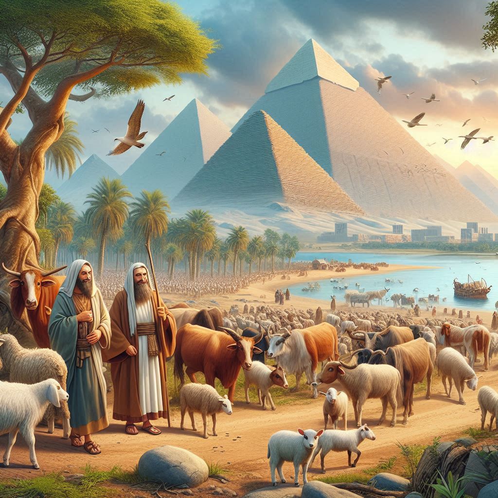 Israel y su Familia viven en la Tierra de Gosén